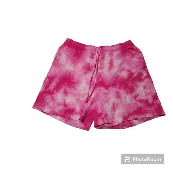 Victoria's Secret Pants - Victoria's Secret PINK Relaxed Lounge Shorts Tie Dye Loose Fit Size Lg